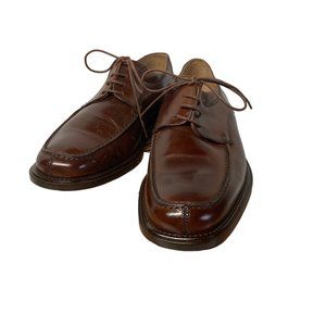 MERCANTI FIORENTINI Mens 7.5 Split Toe Oxford Brandy New